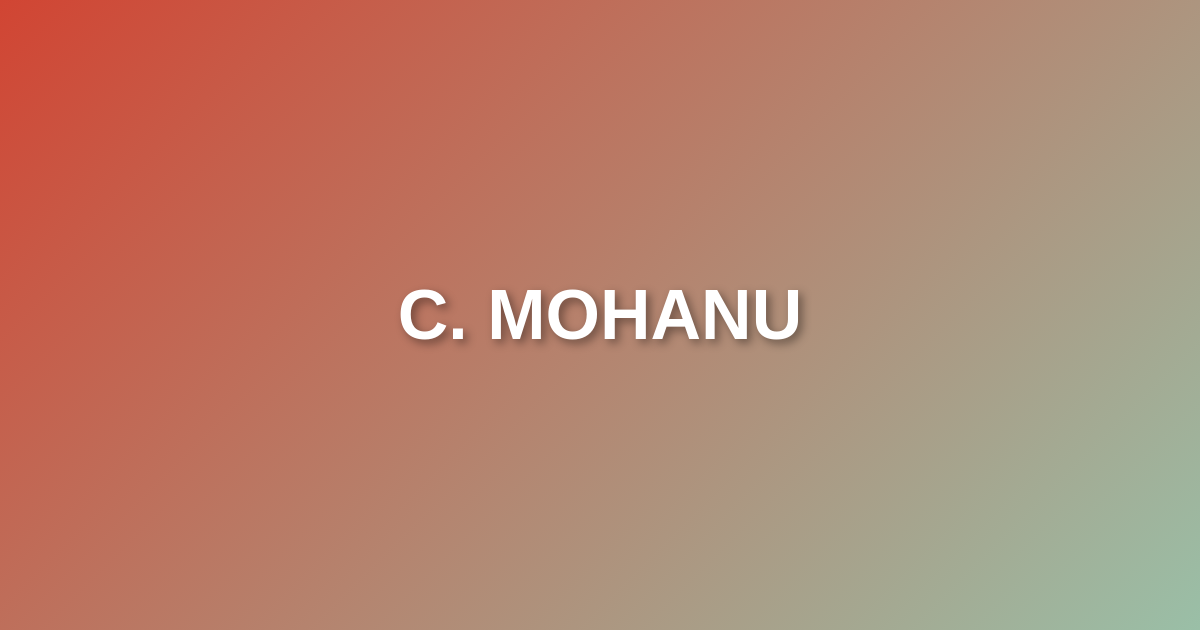 C. Mohanu