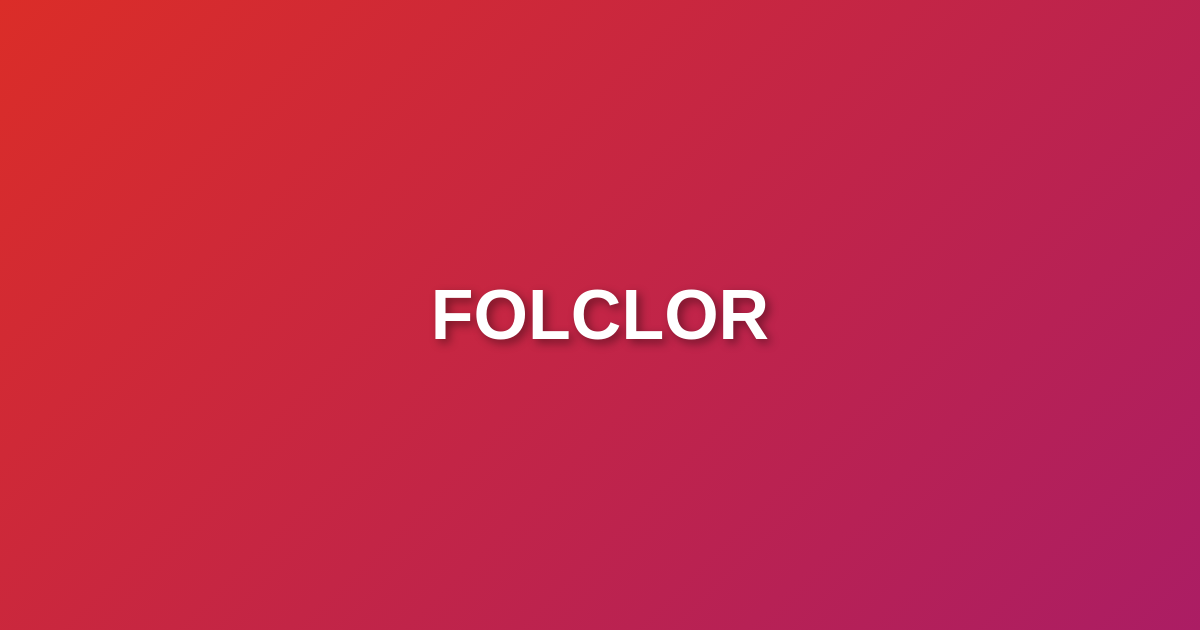 Folclor