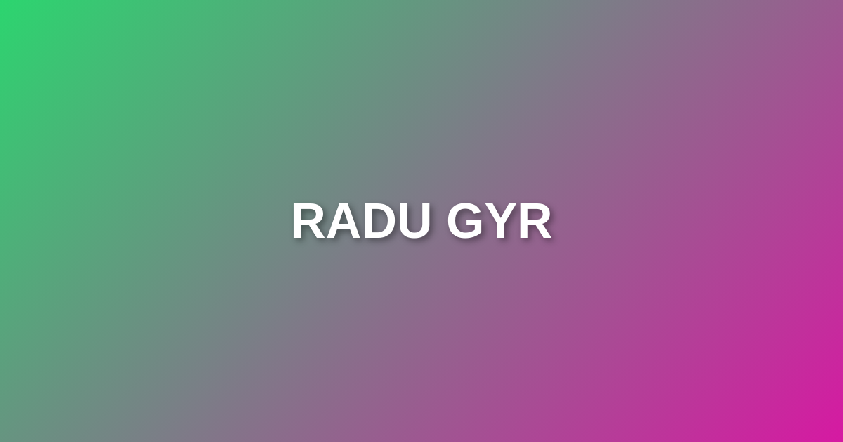 Radu Gyr