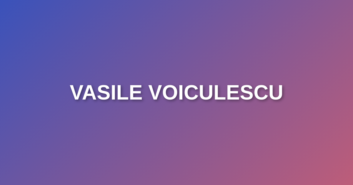 Vasile Voiculescu