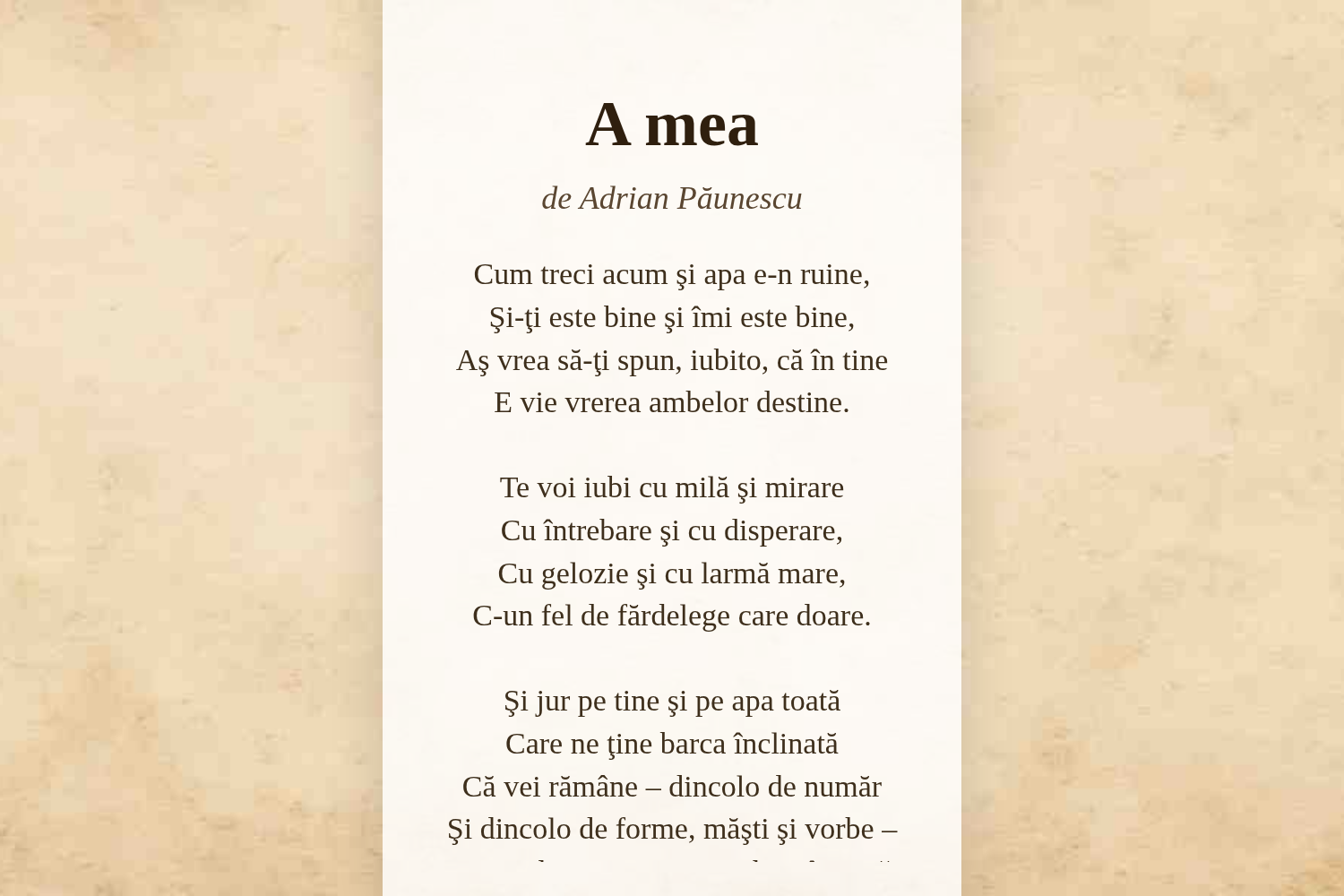 A mea