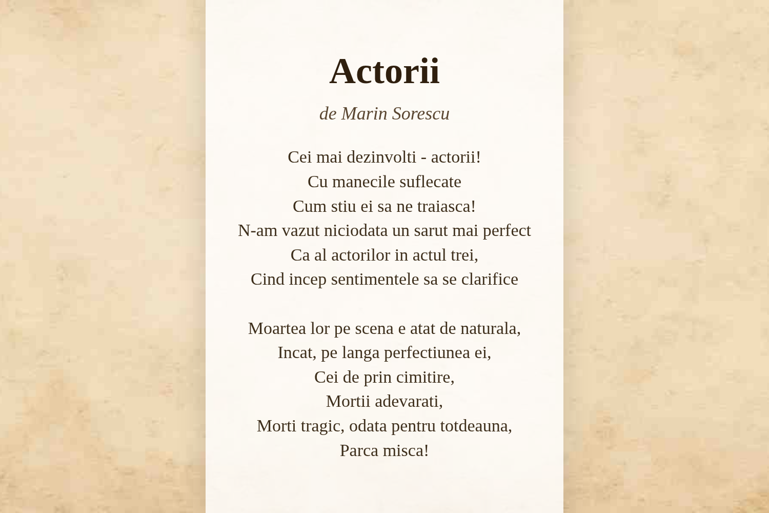 Actorii