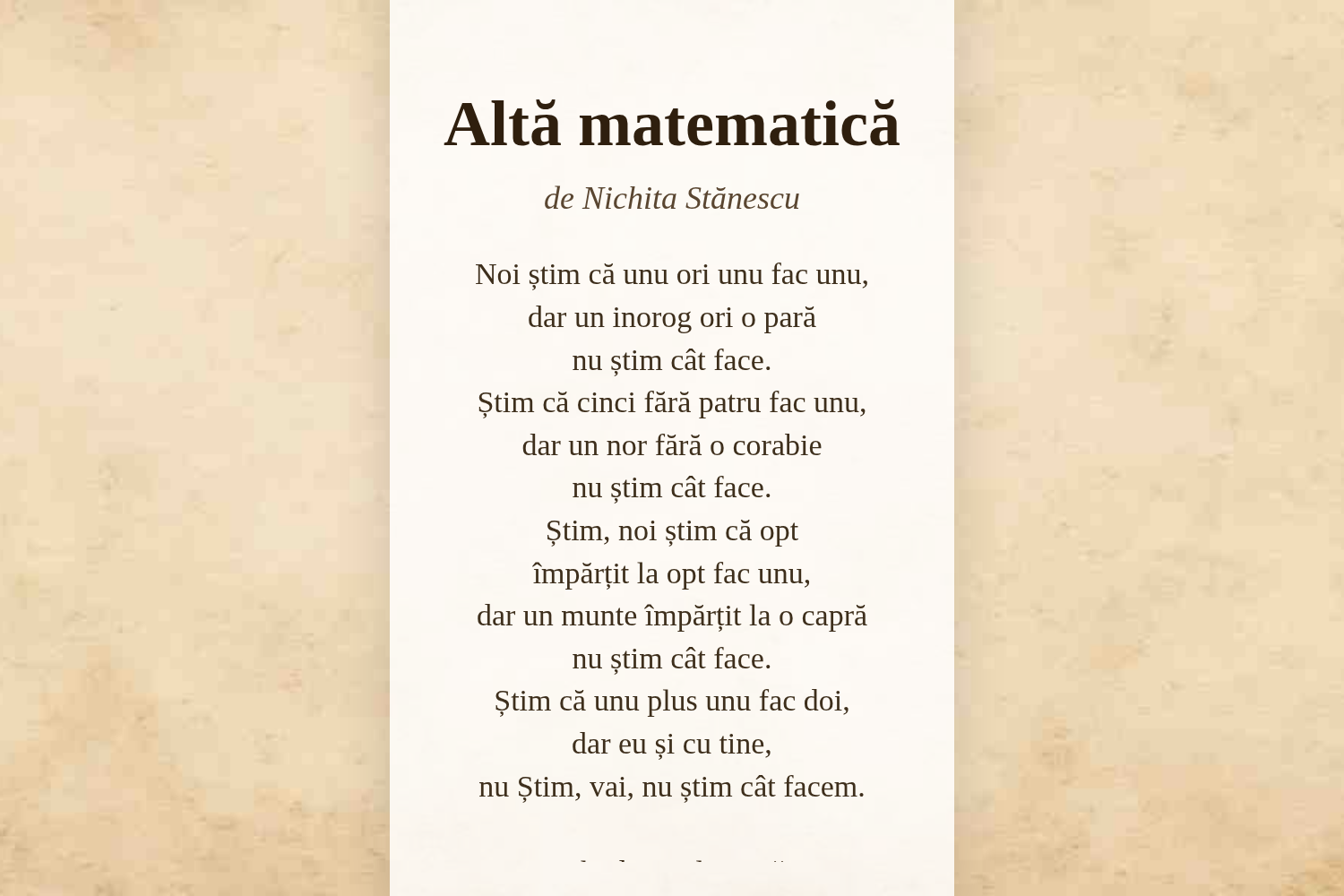 Altă matematică
