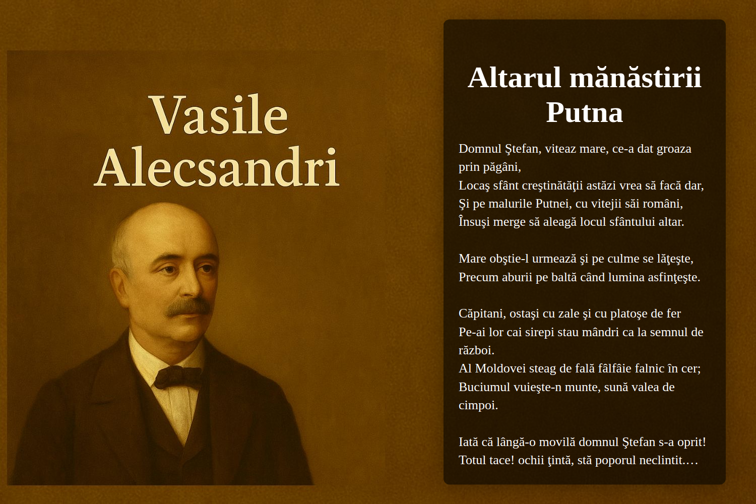 Altarul mănăstirii Putna
