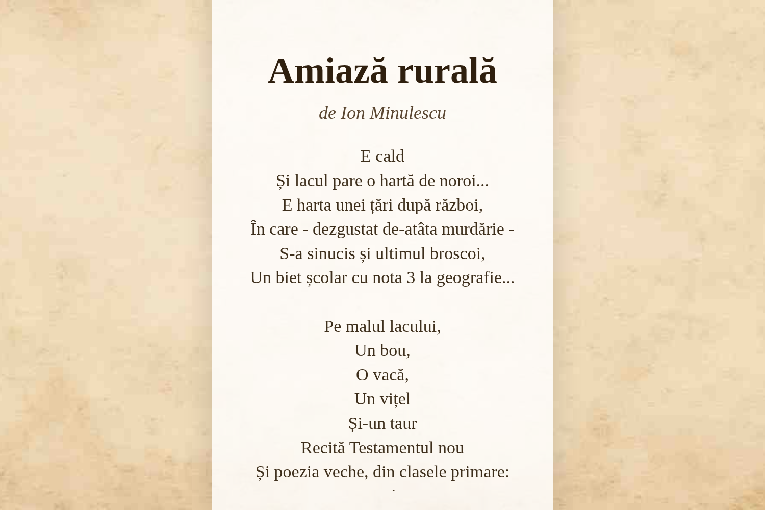 Amiază rurală