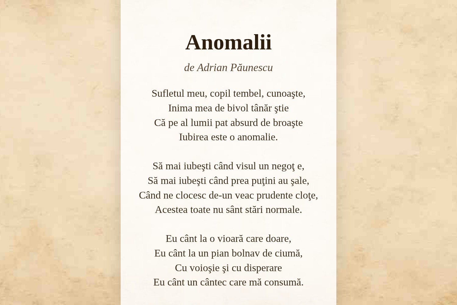 Anomalii