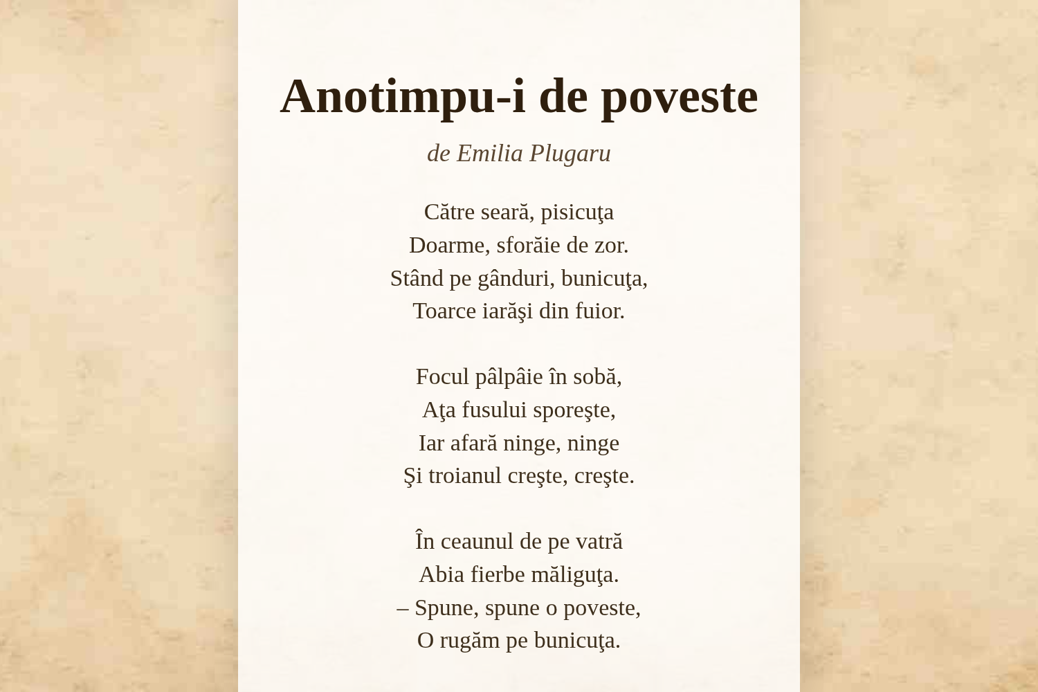 Anotimpu-i de poveste