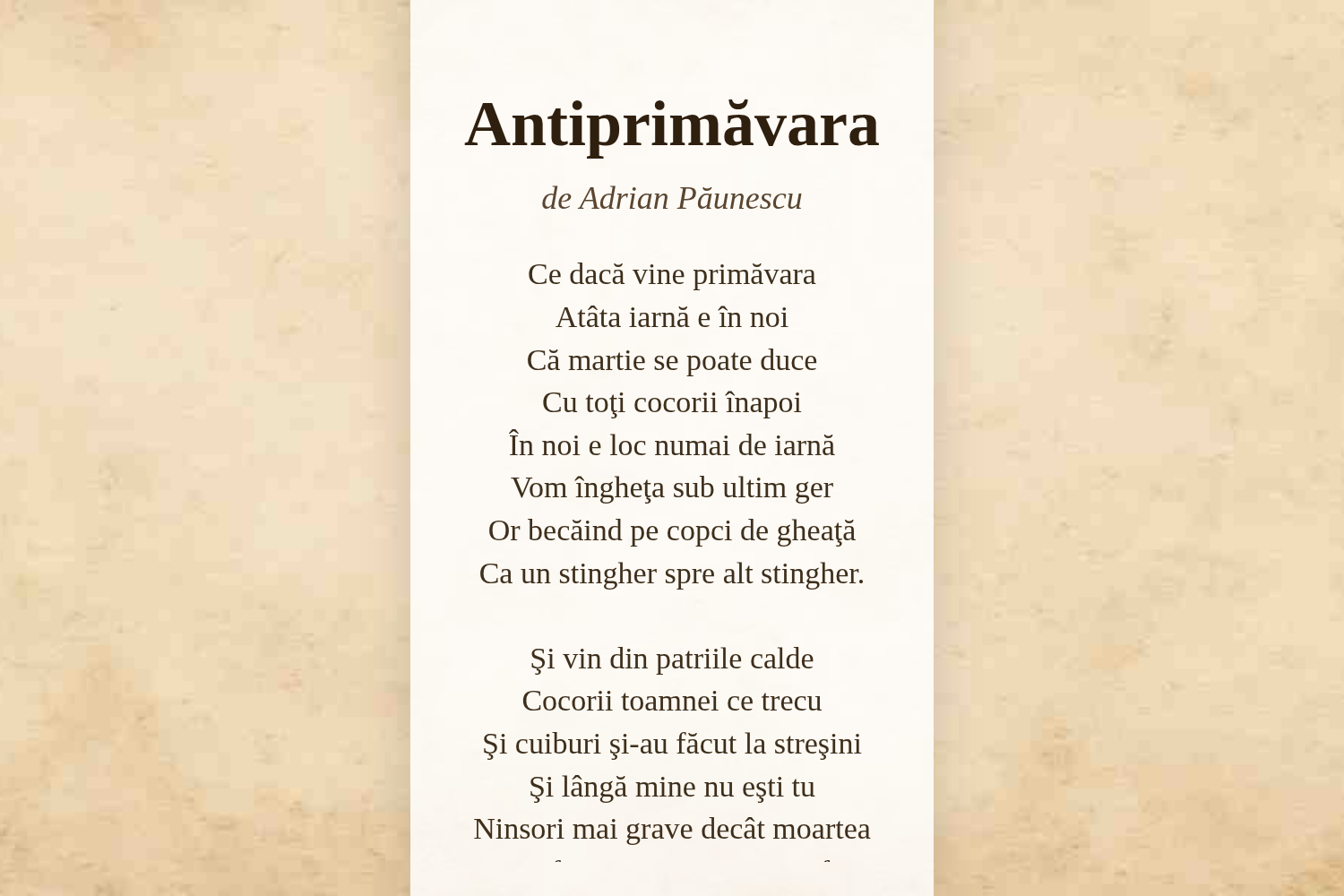 Antiprimăvara