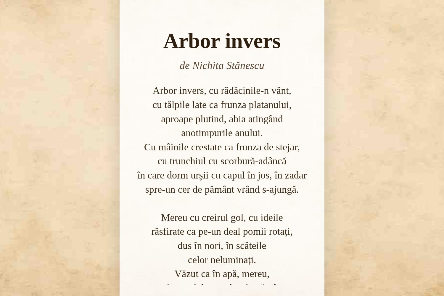 Arbor invers
