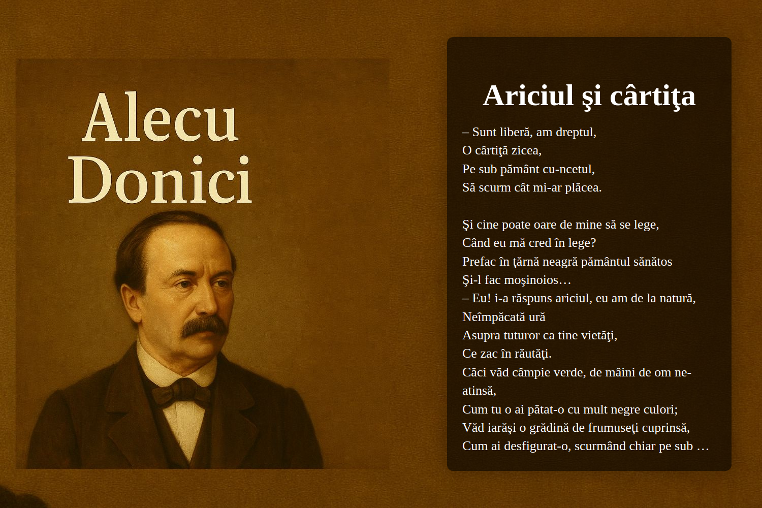 Ariciul şi cârtiţa