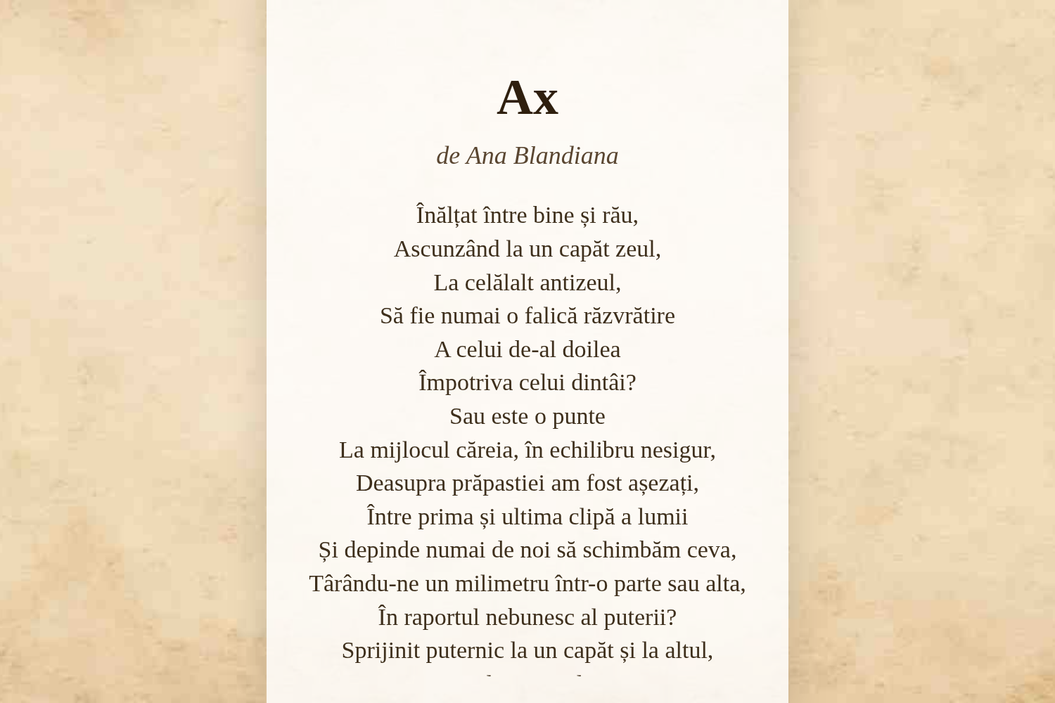 Ax