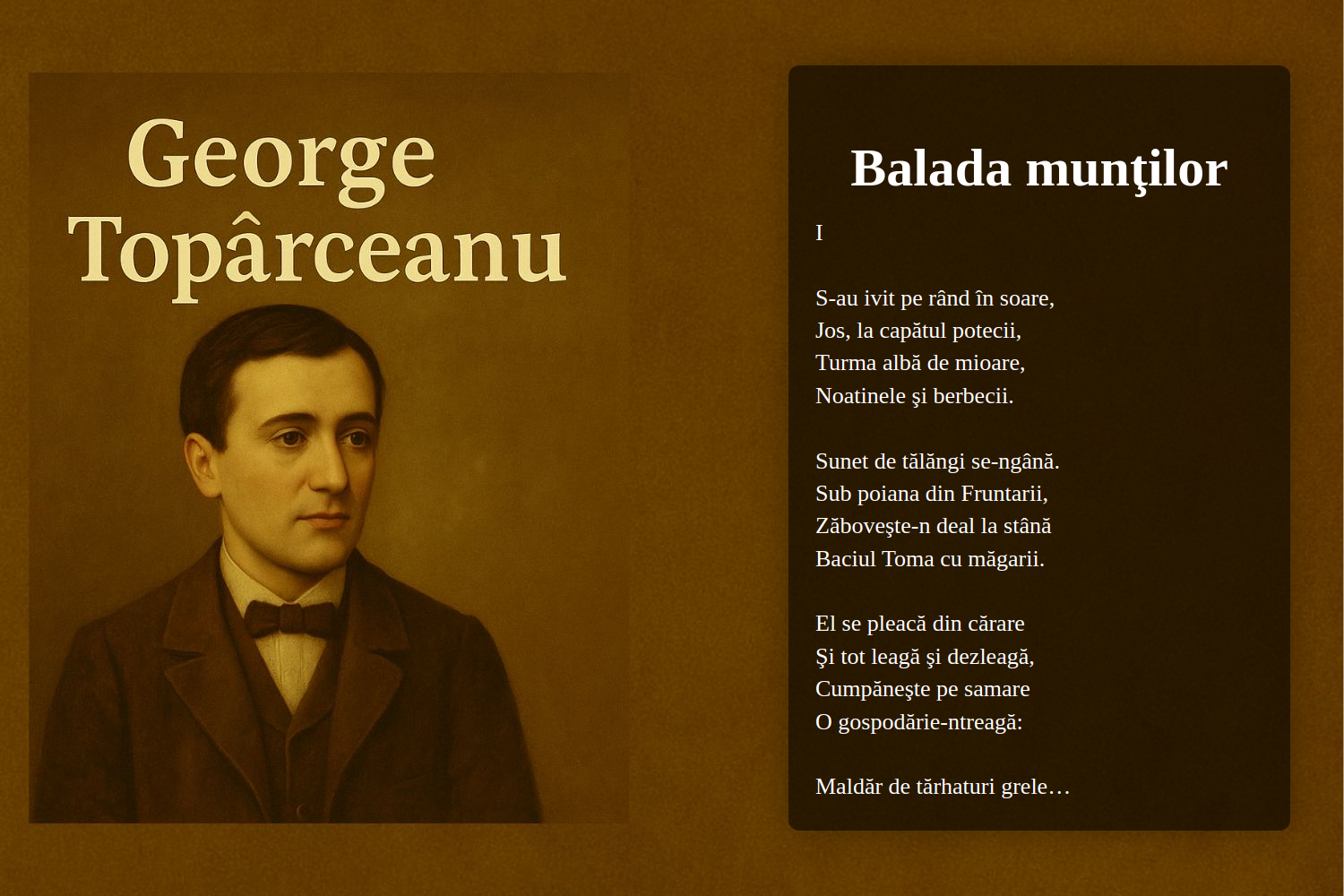 Balada munţilor
