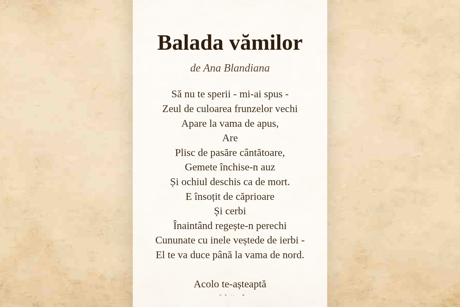 Balada vămilor