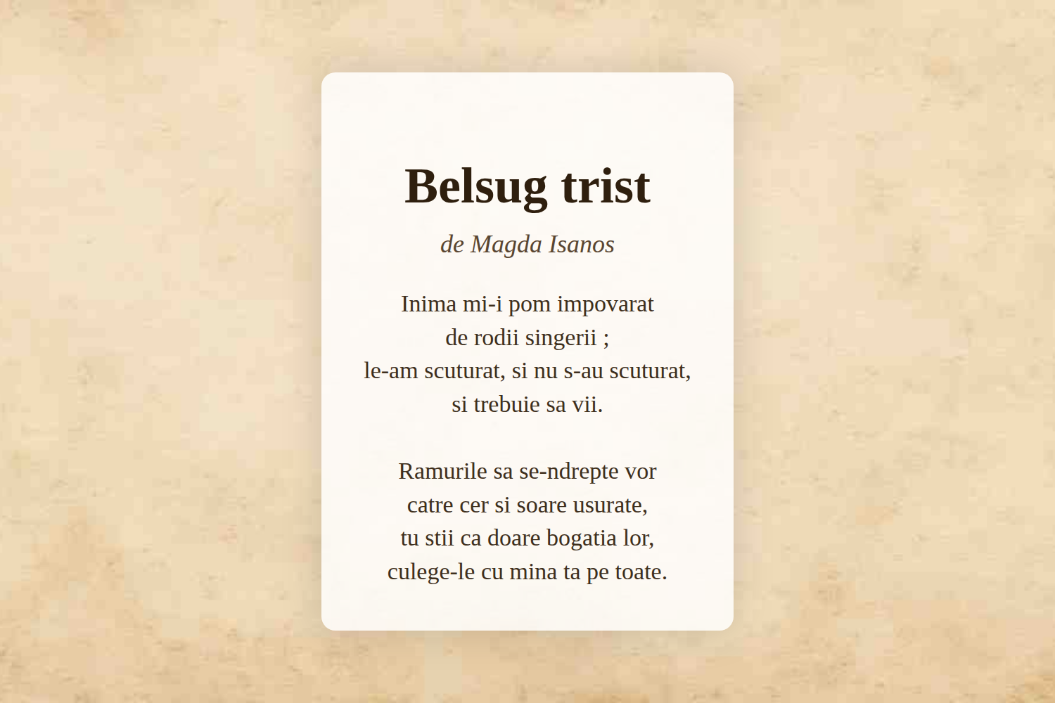 Belsug trist