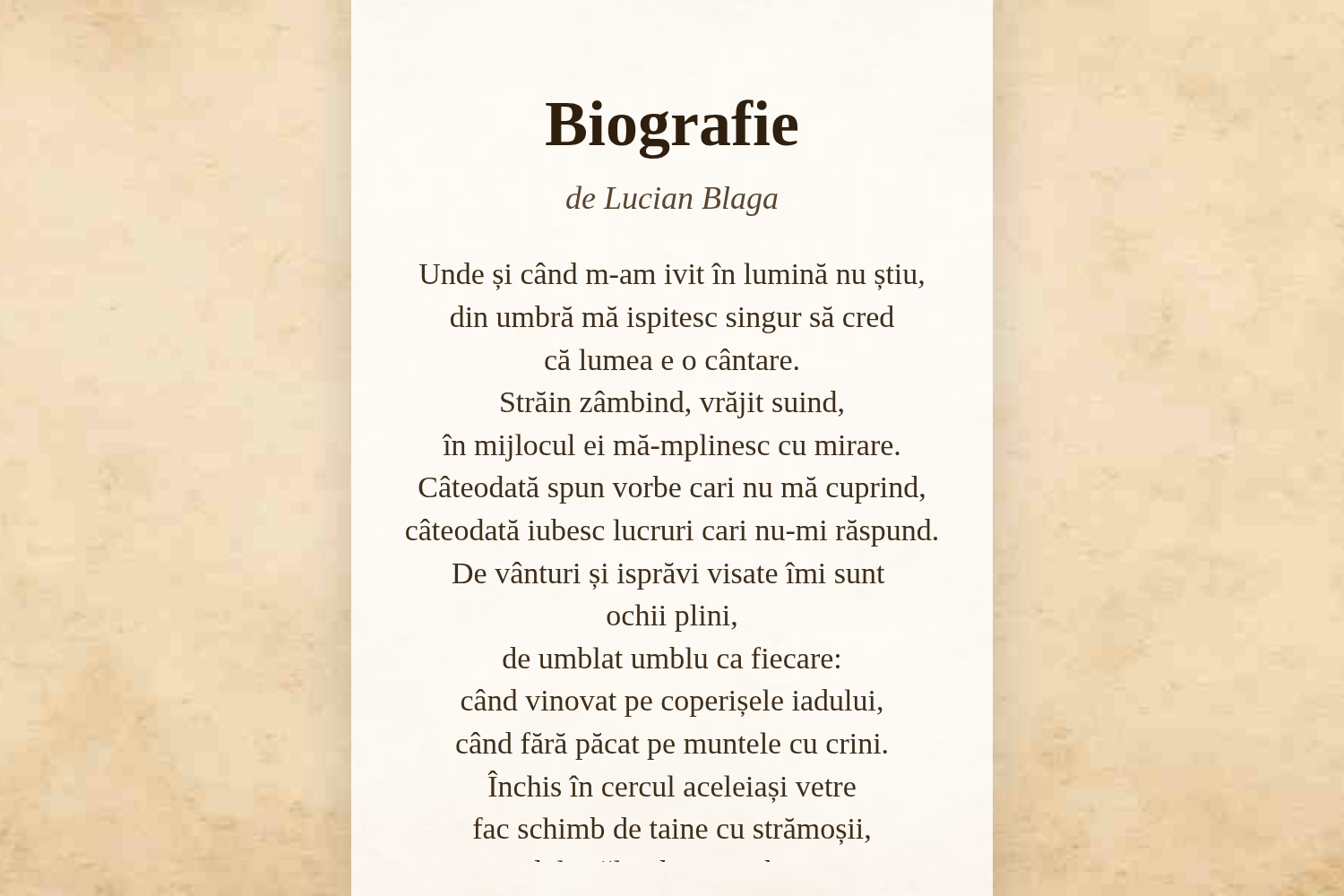 Biografie