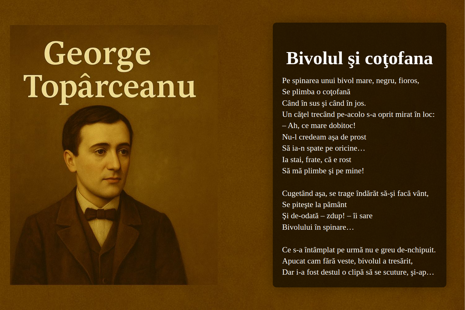 Bivolul şi coţofana
