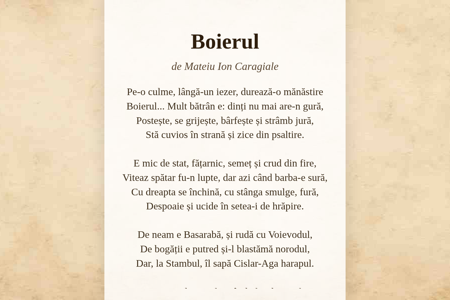 Boierul