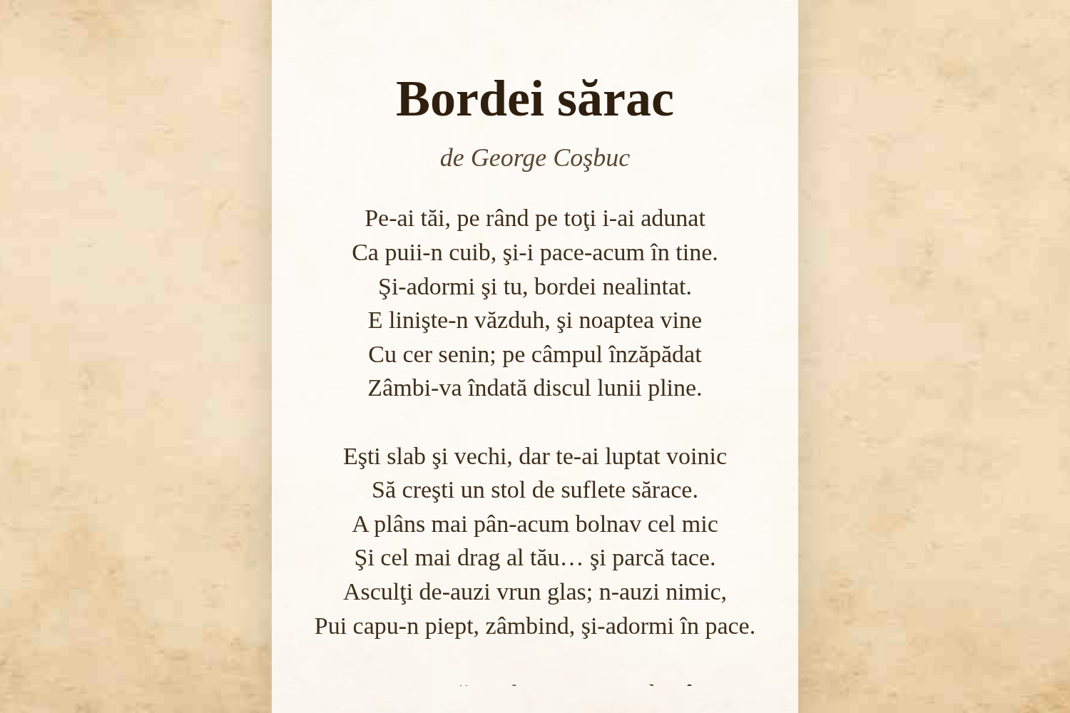 Bordei sărac