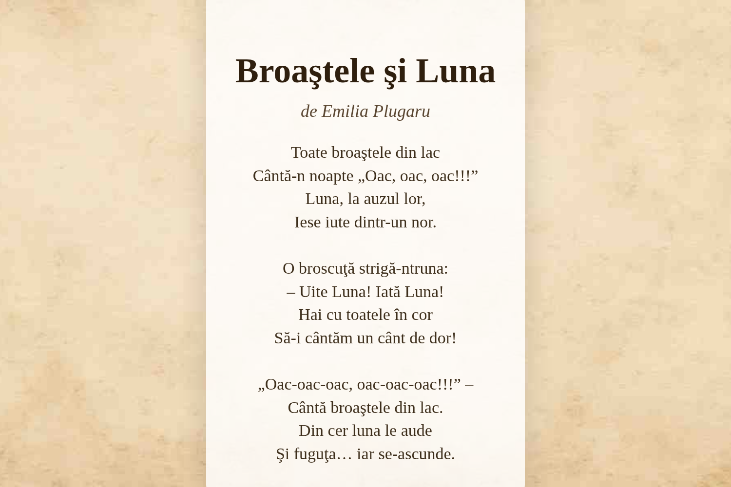 Broaştele şi Luna