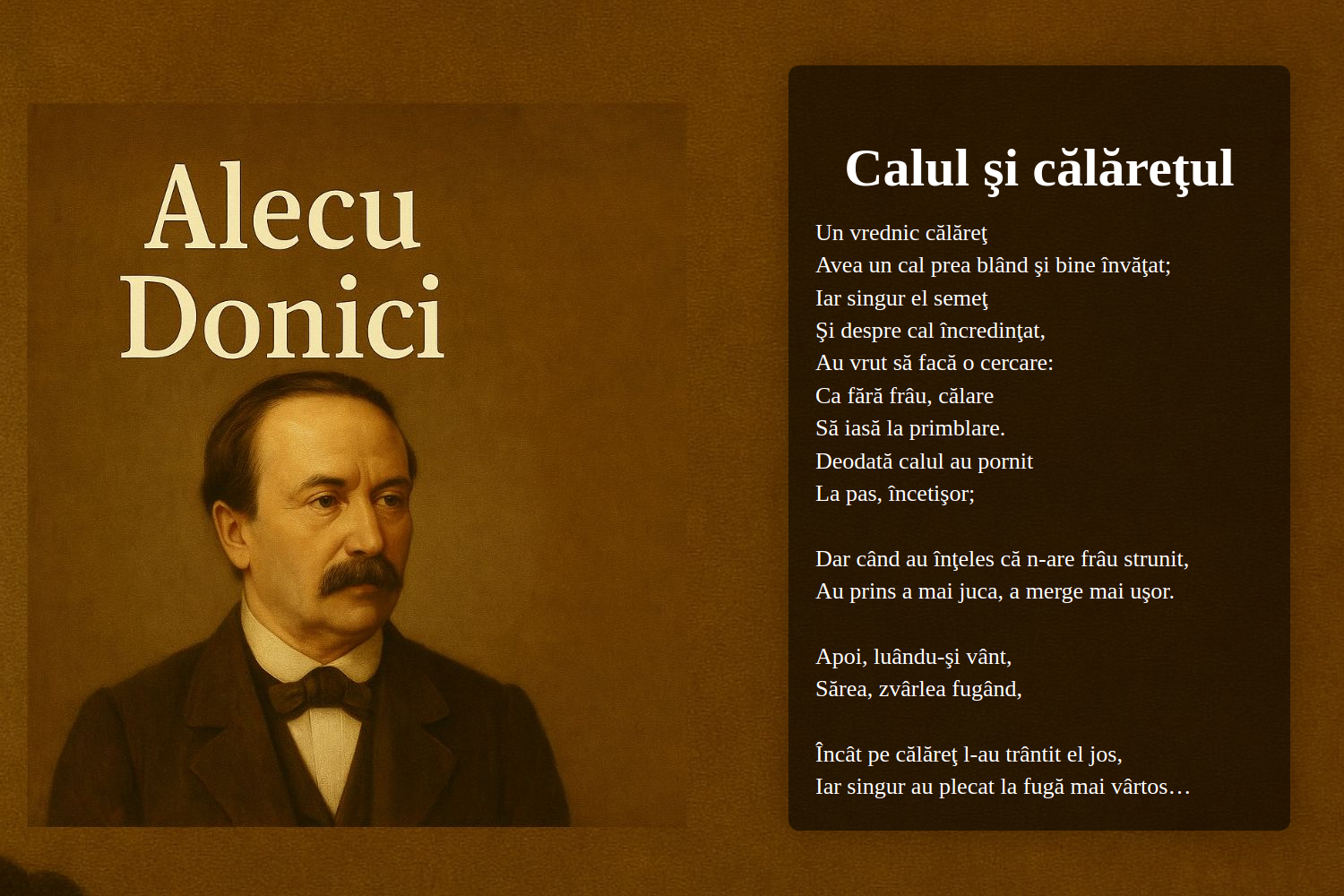 Calul şi călăreţul