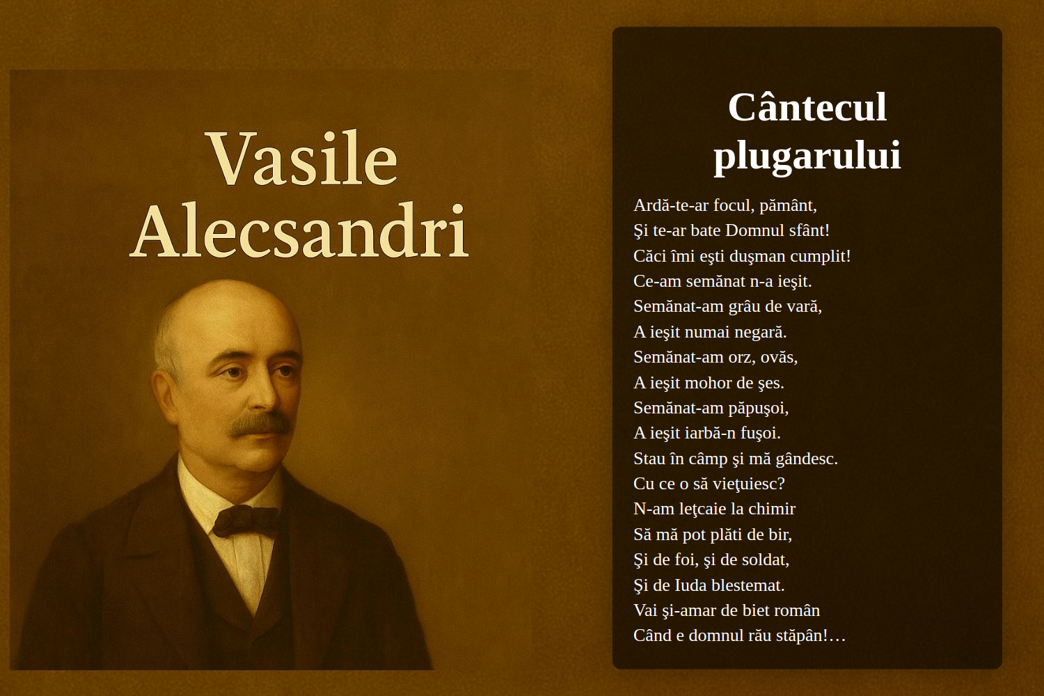 Cântecul plugarului