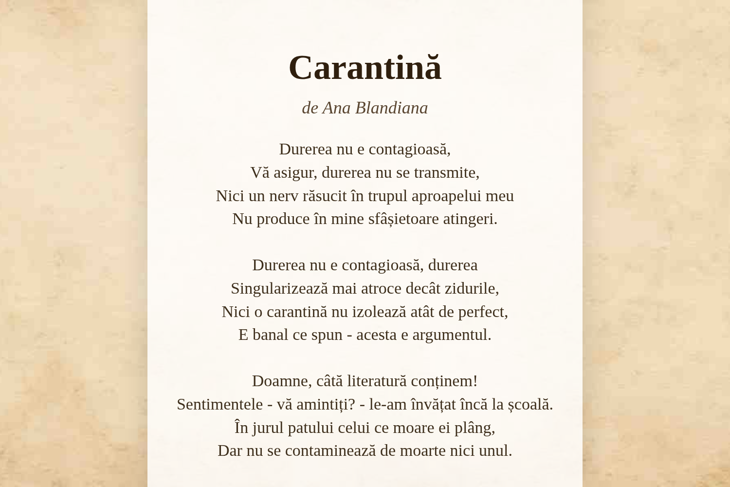 Carantină