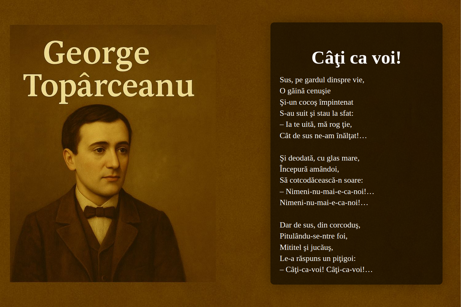 Câţi ca voi!