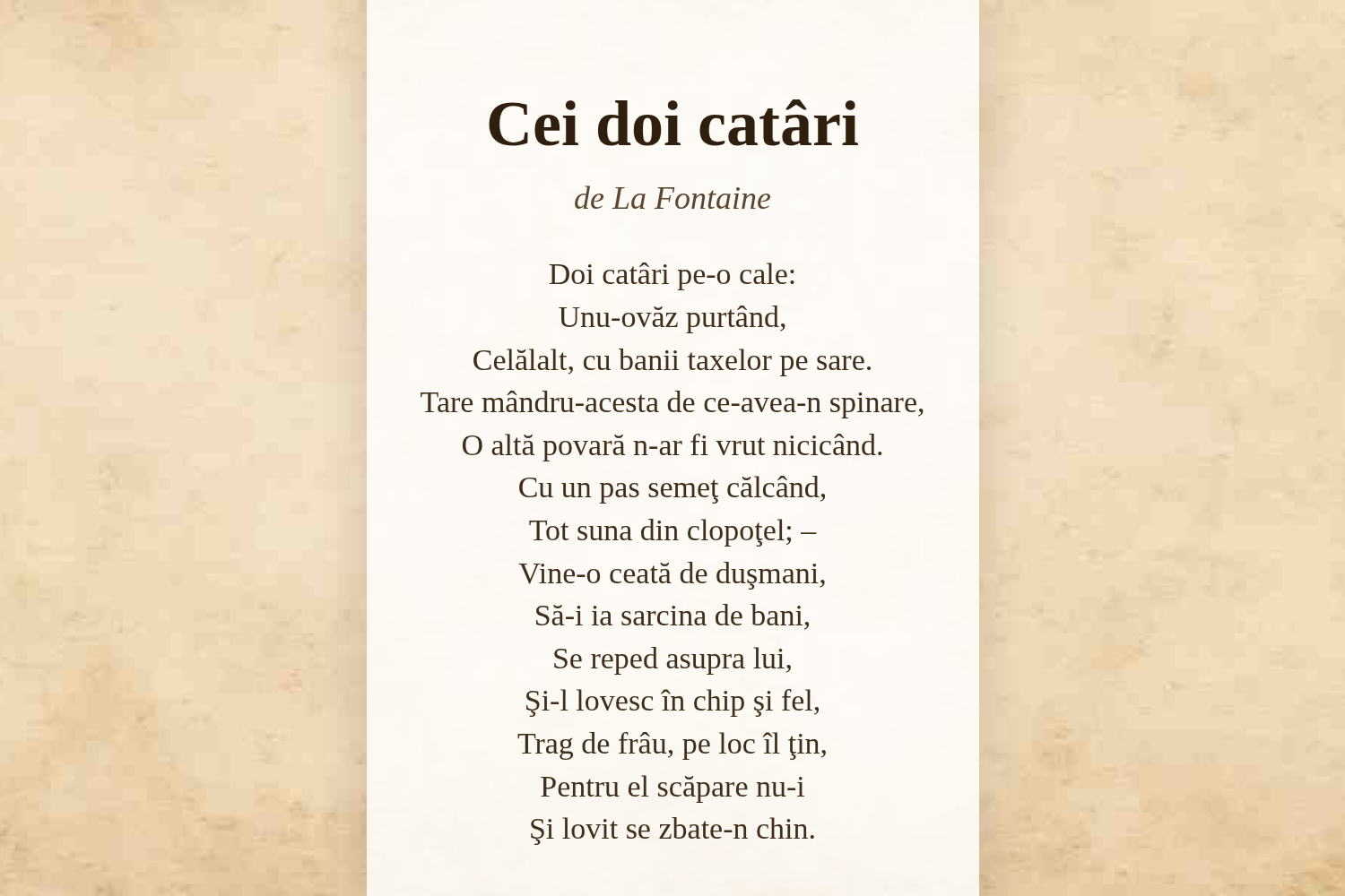 Cei doi catâri