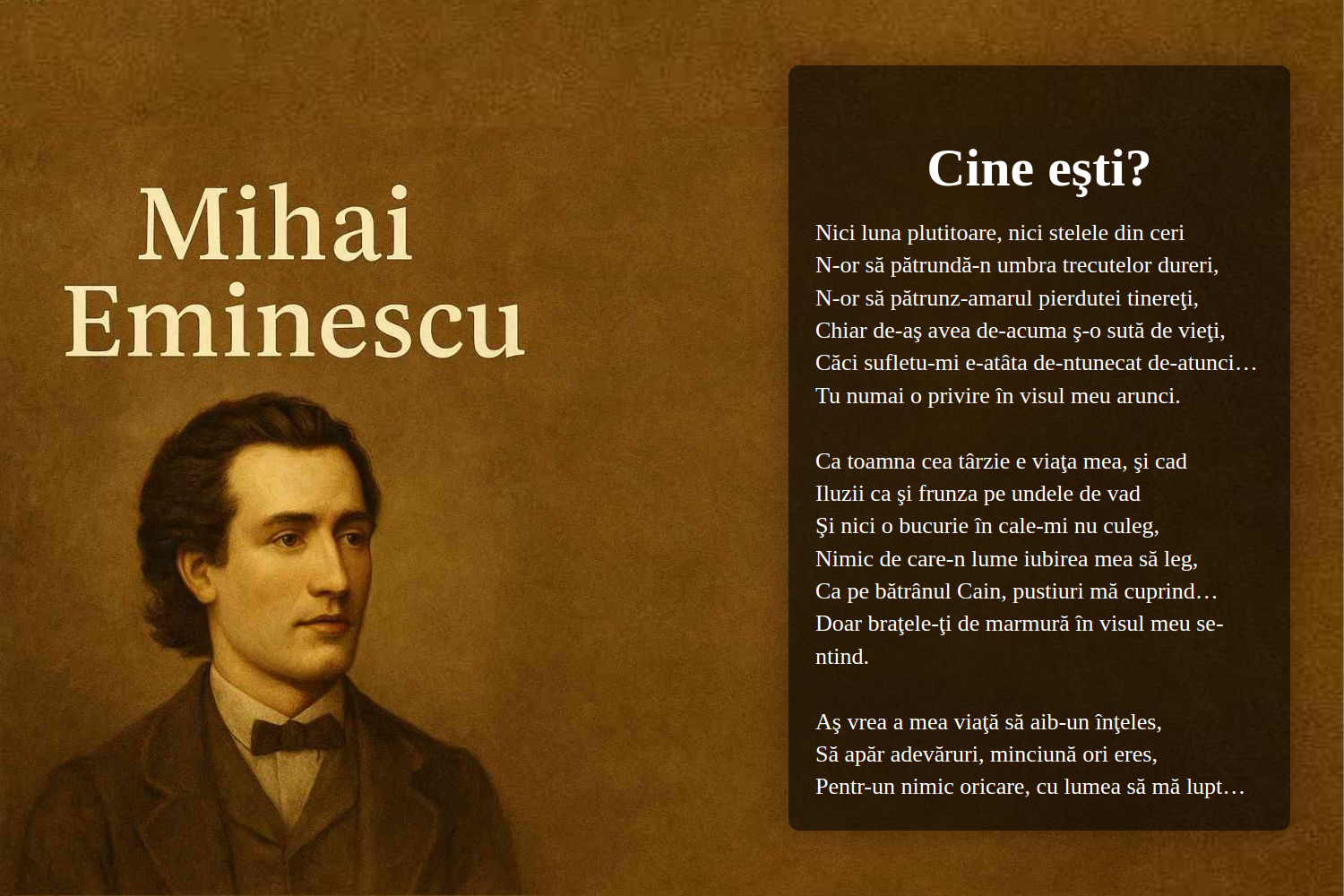 Cine eşti?
