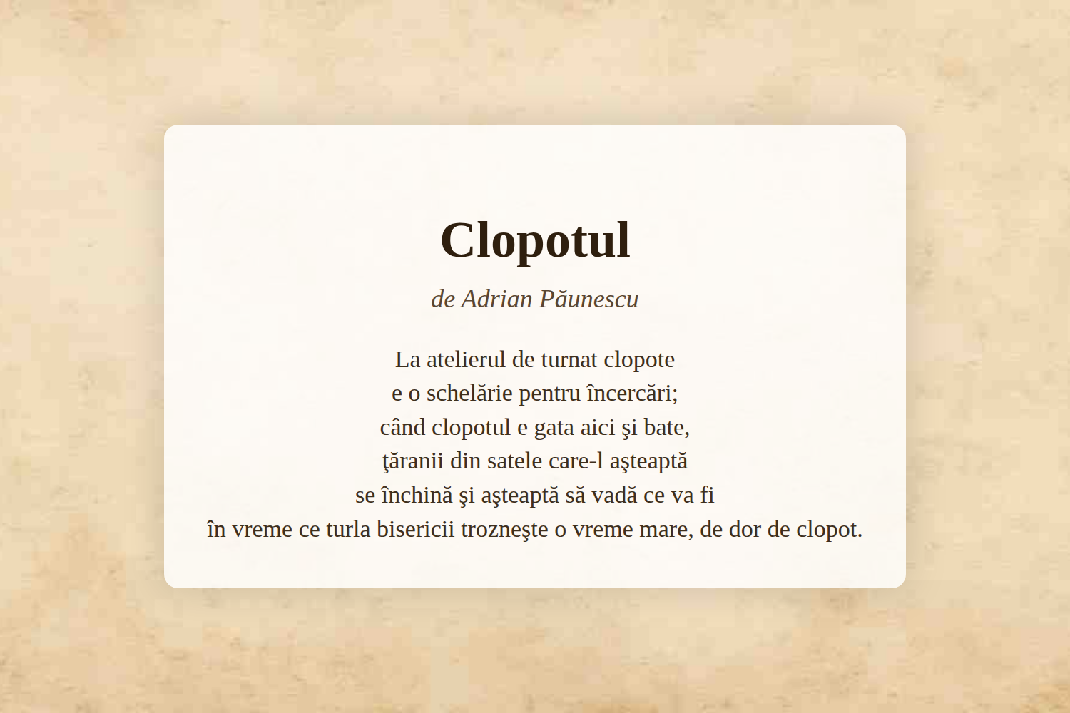 Clopotul
