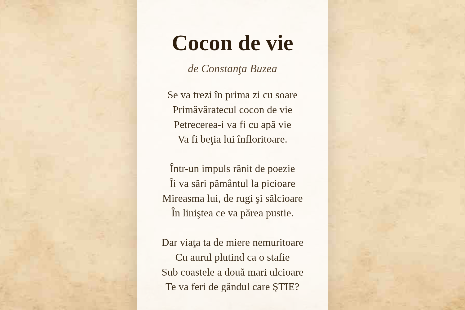 Cocon de vie