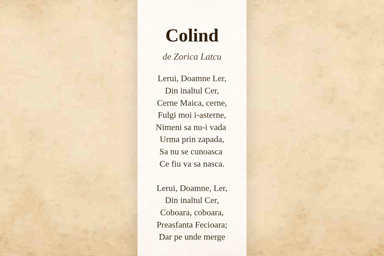 Colind