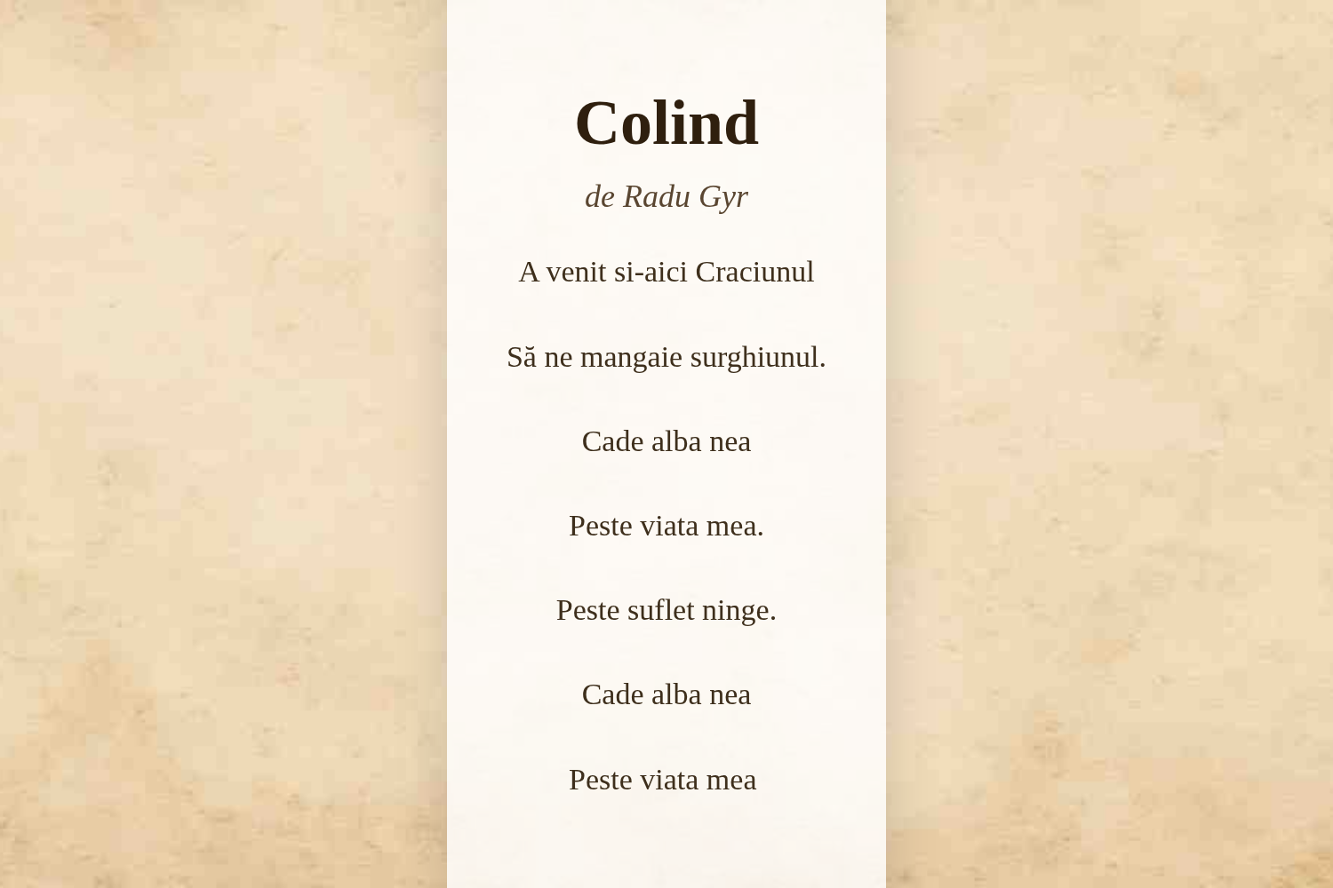Colind
