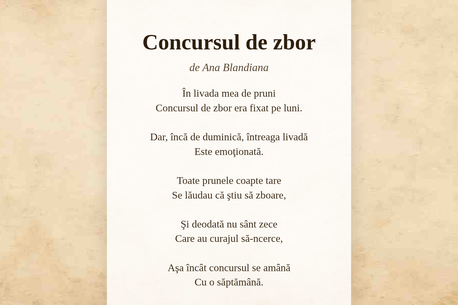 Concursul de zbor