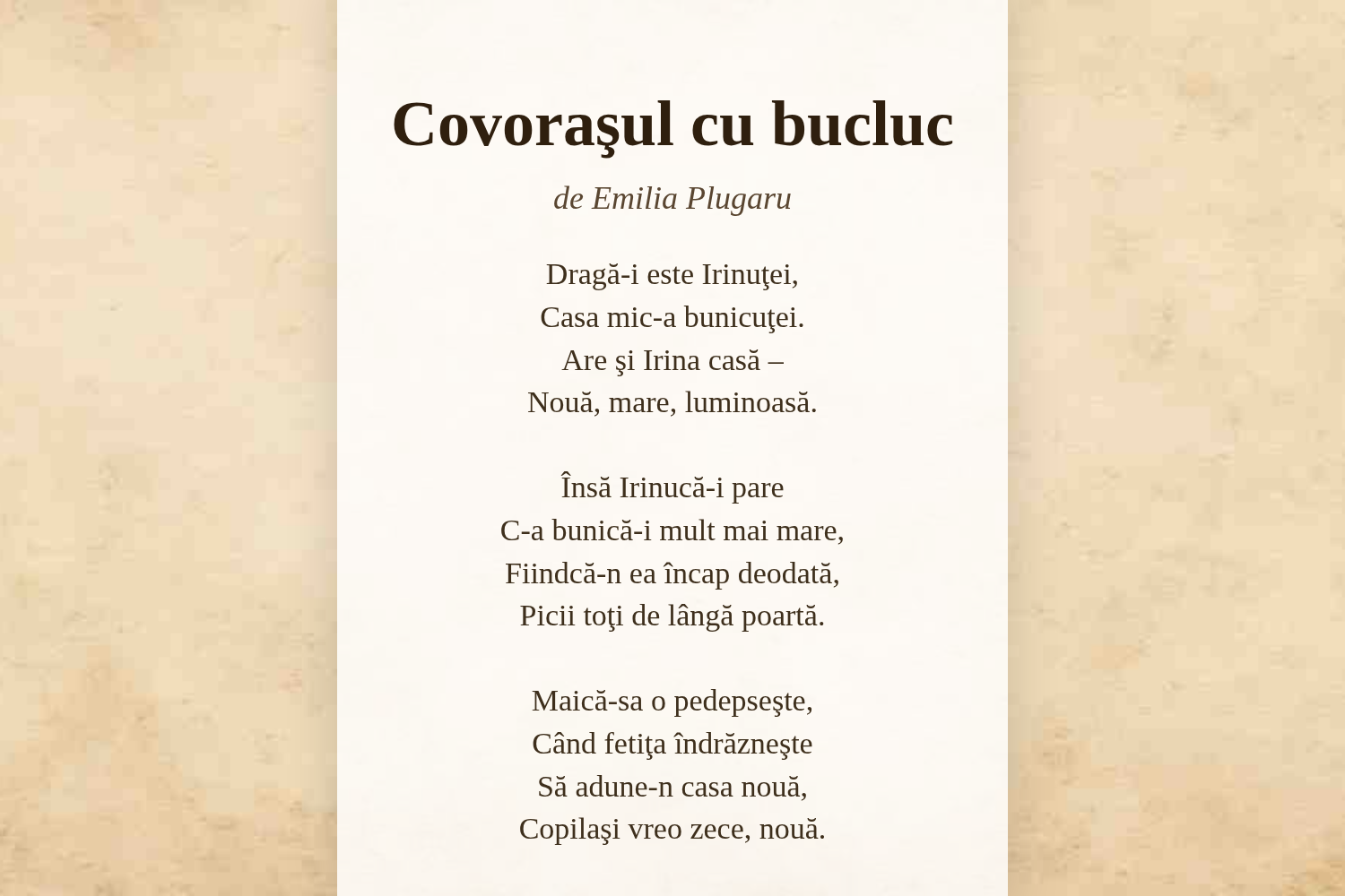 Covoraşul cu bucluc