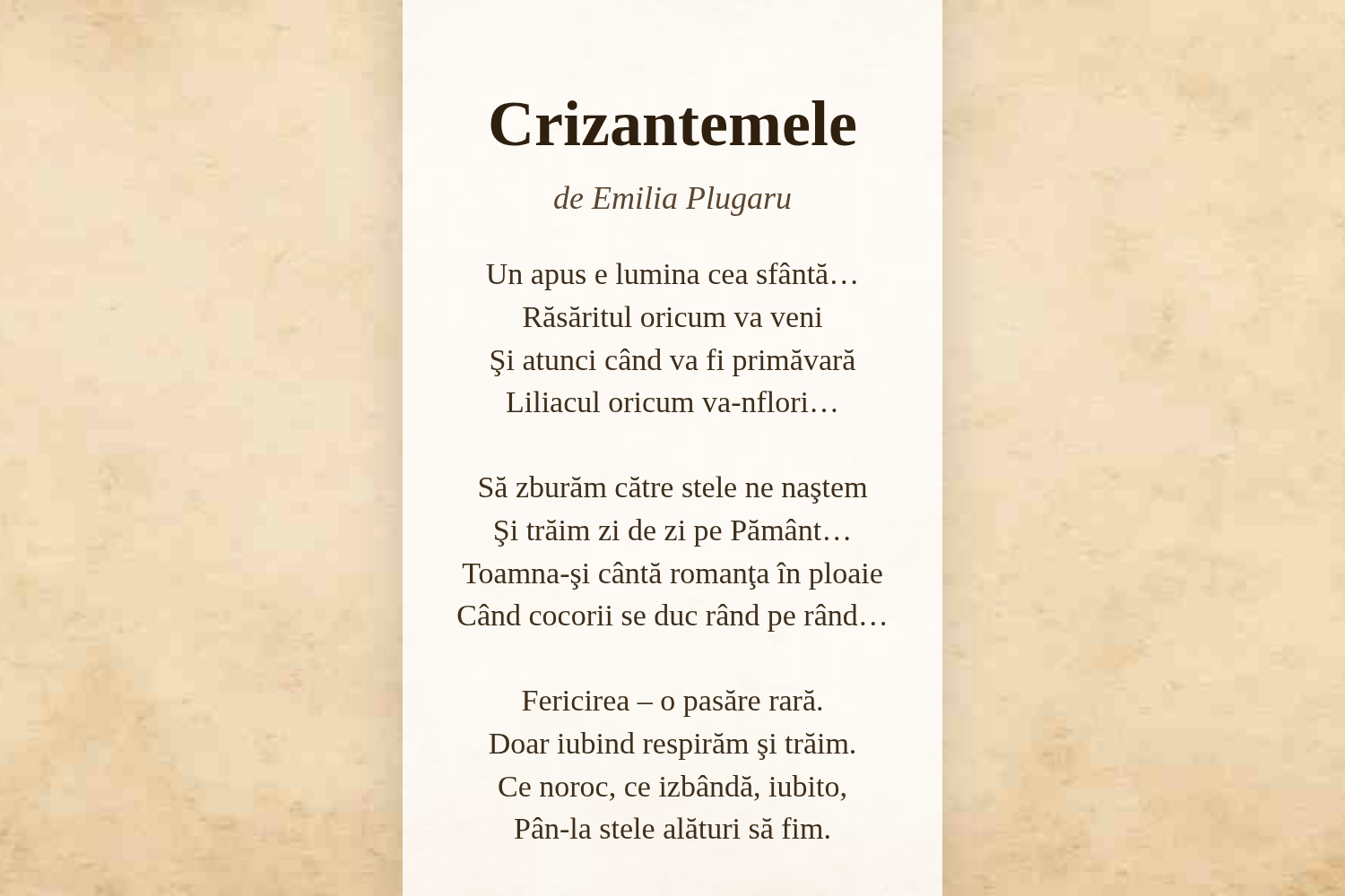 Crizantemele