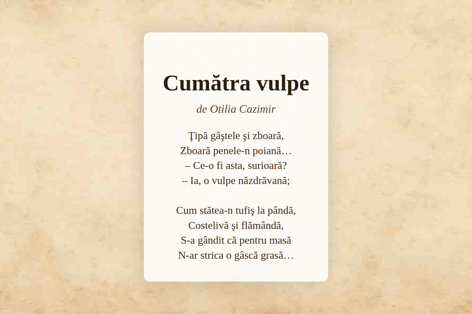Cumătra vulpe
