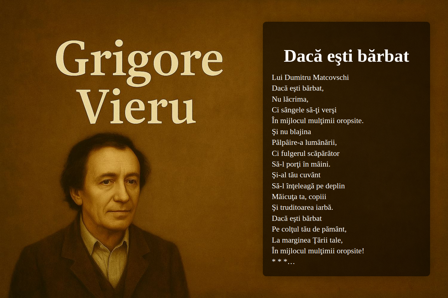 Dacă eşti bărbat