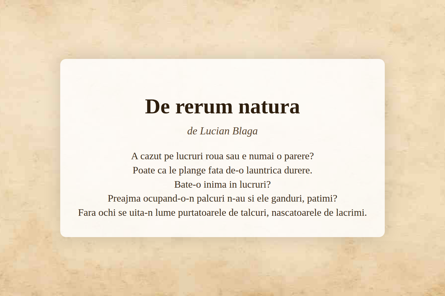 De rerum natura