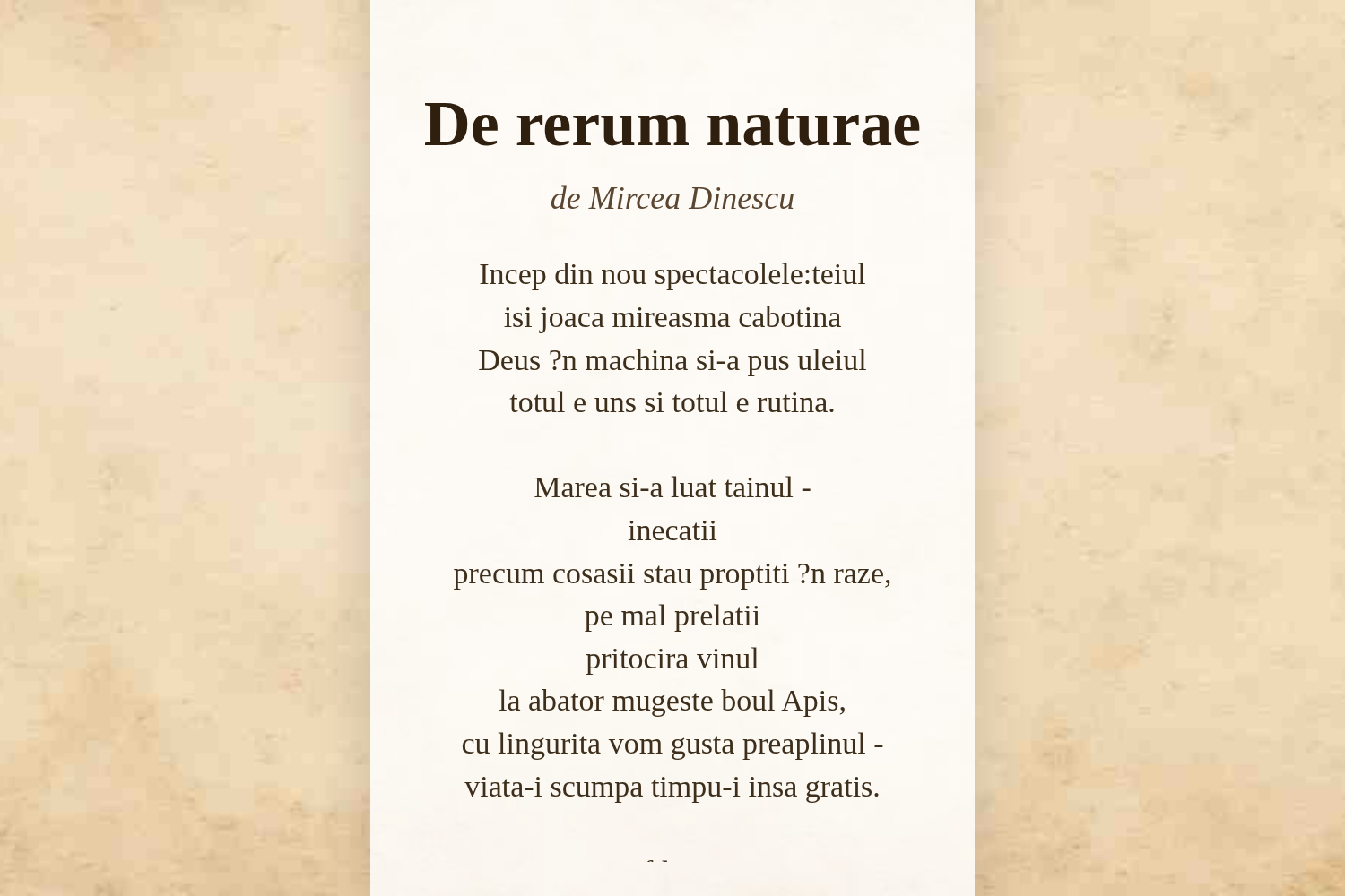De rerum naturae