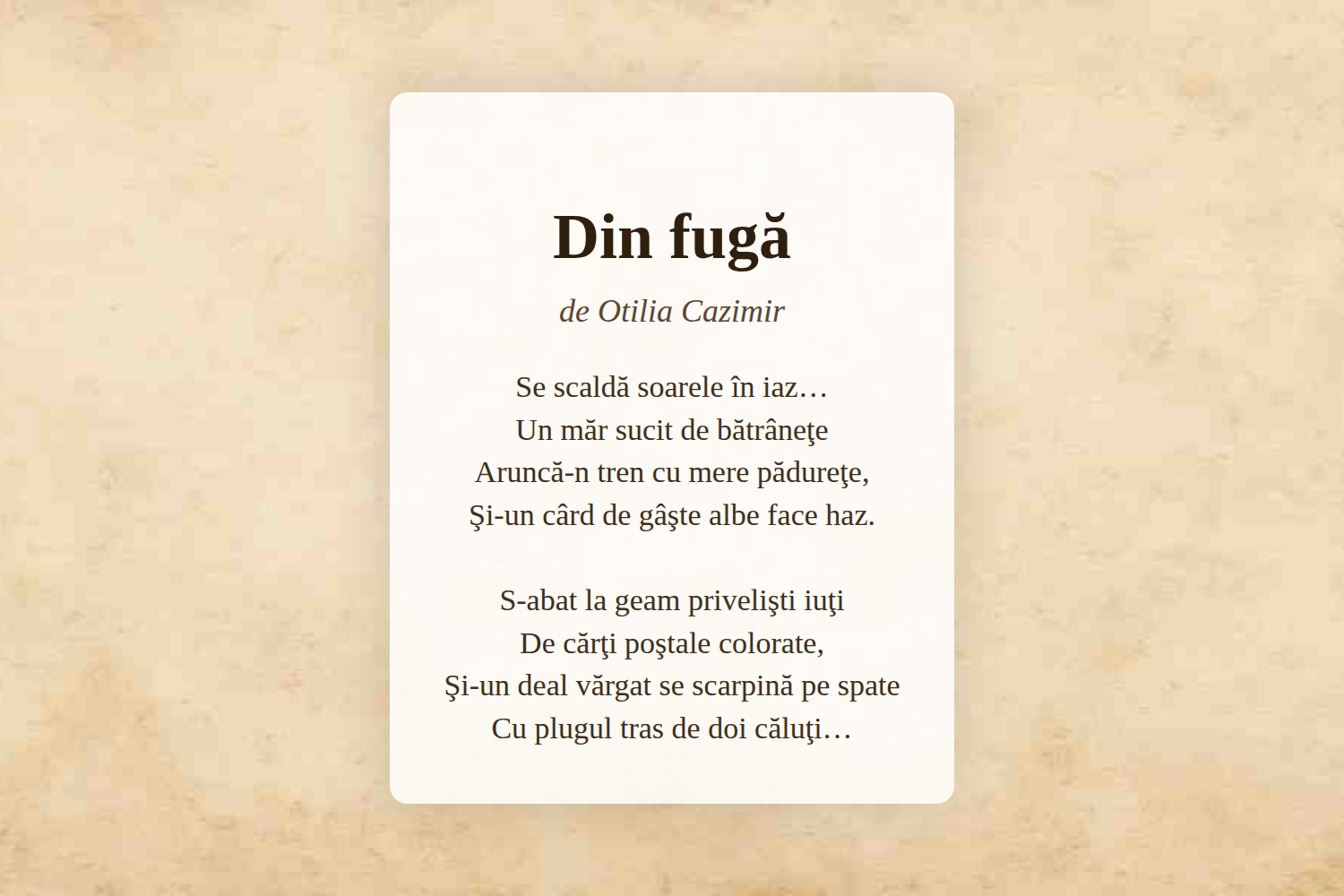 Din fugă