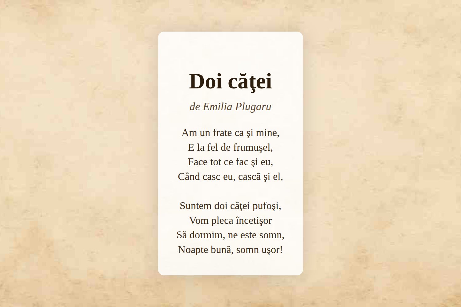 Doi căţei
