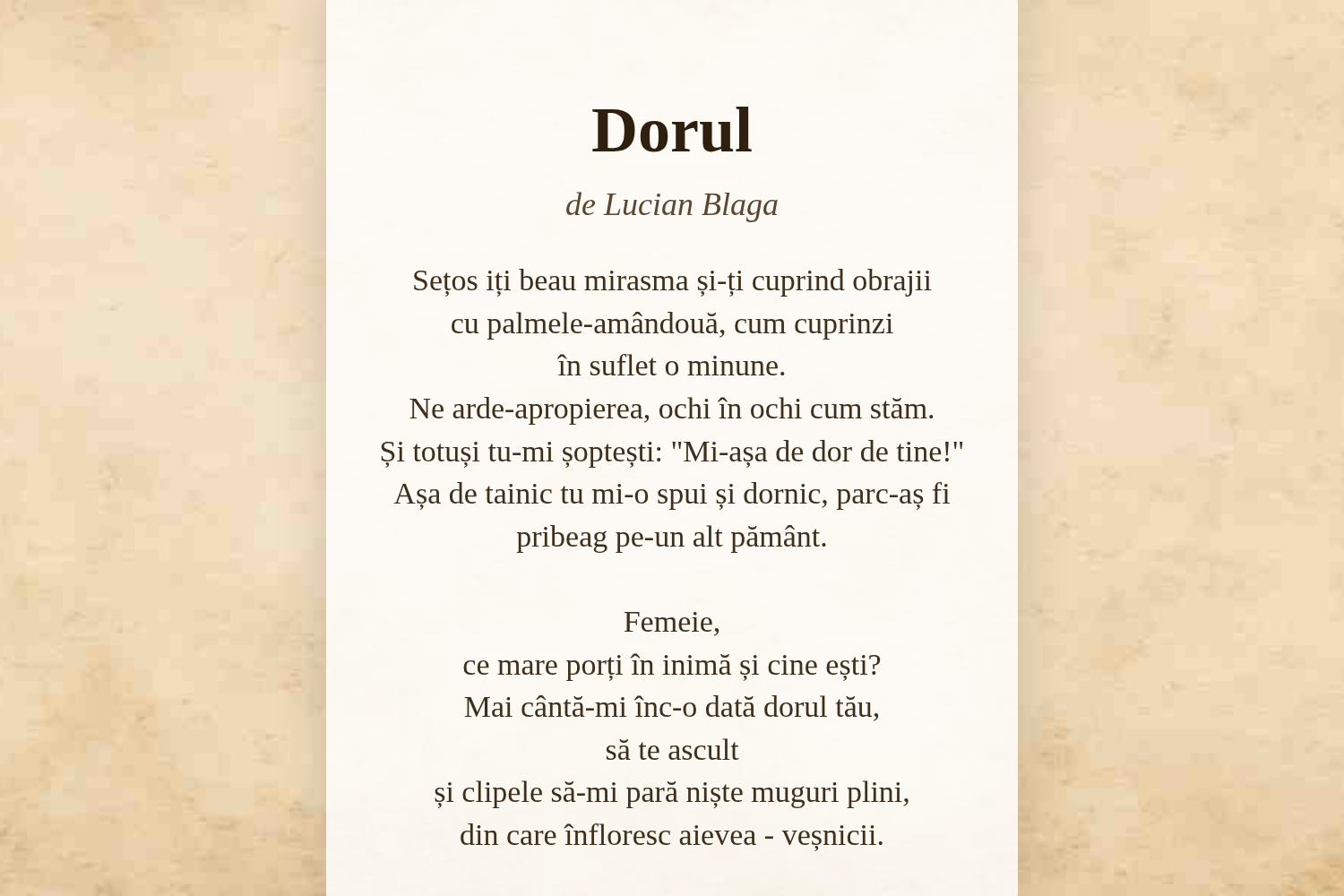 Dorul