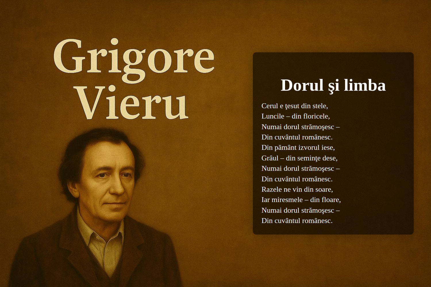 Dorul şi limba