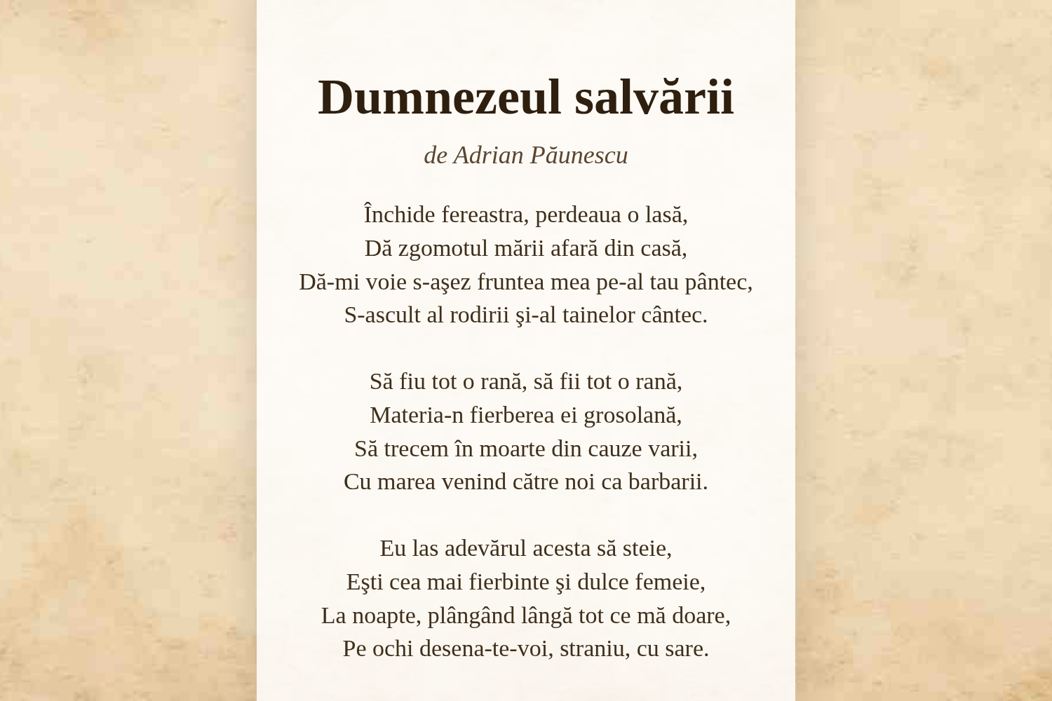 Dumnezeul salvării