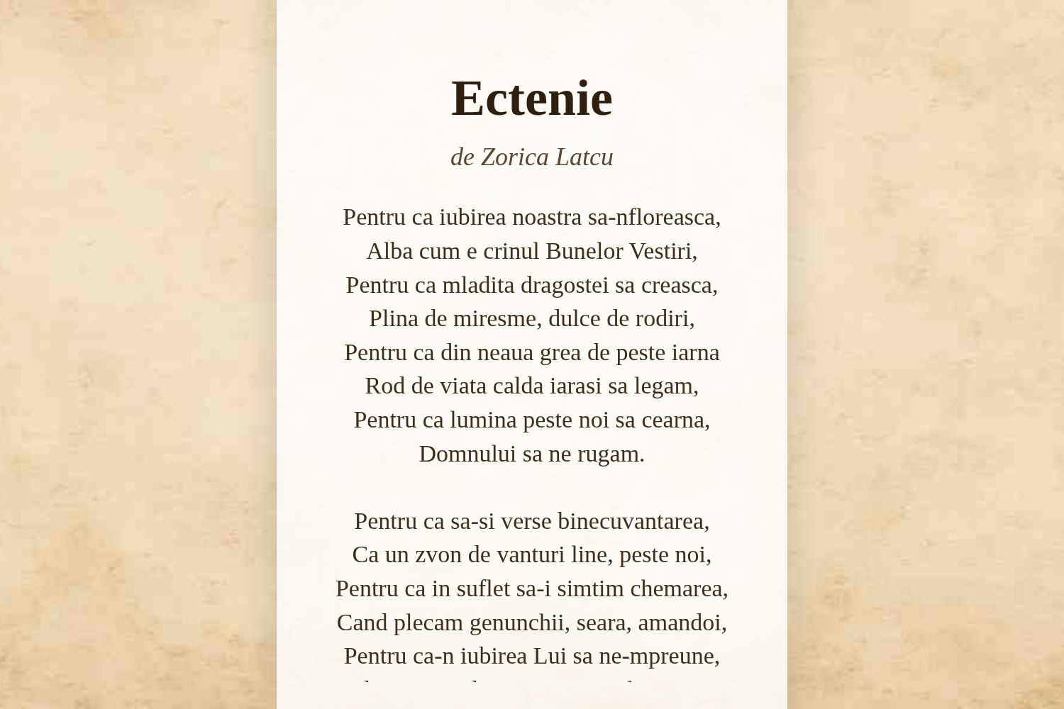 Ectenie
