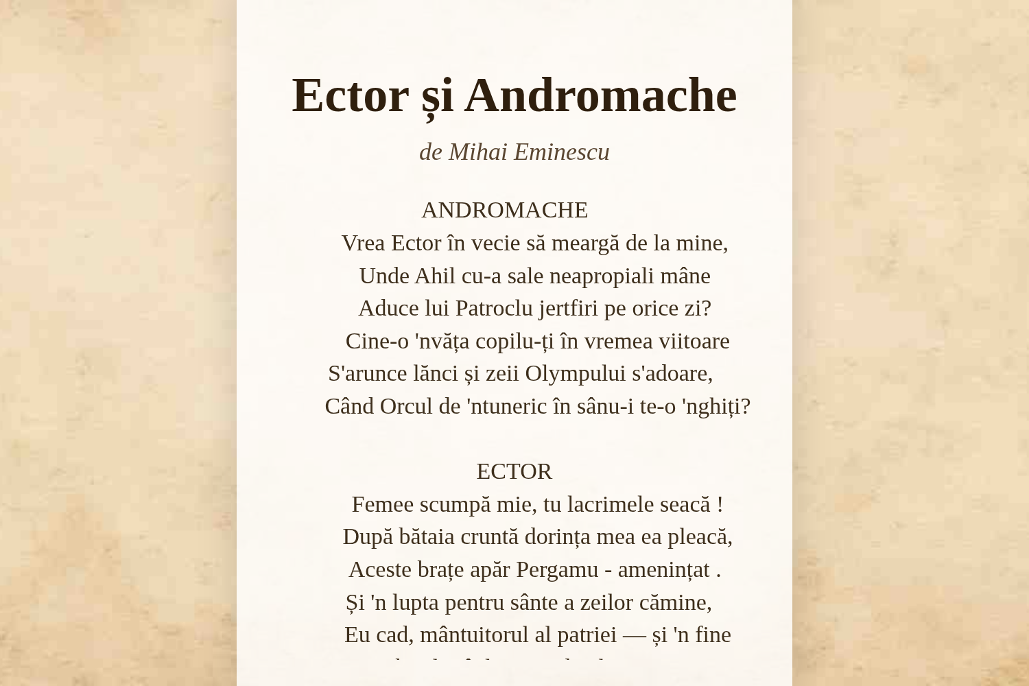 Ector și Andromache