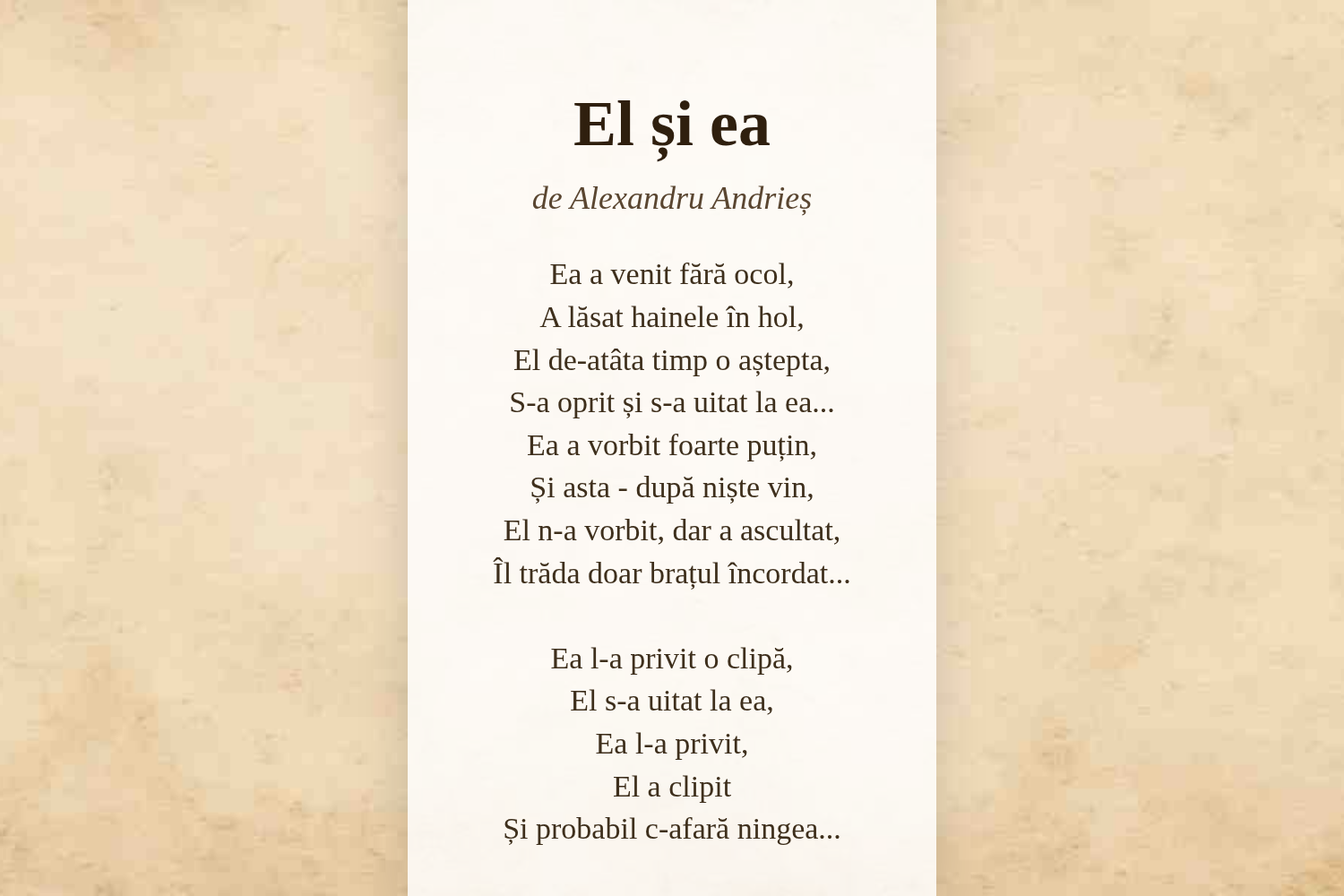 El și ea