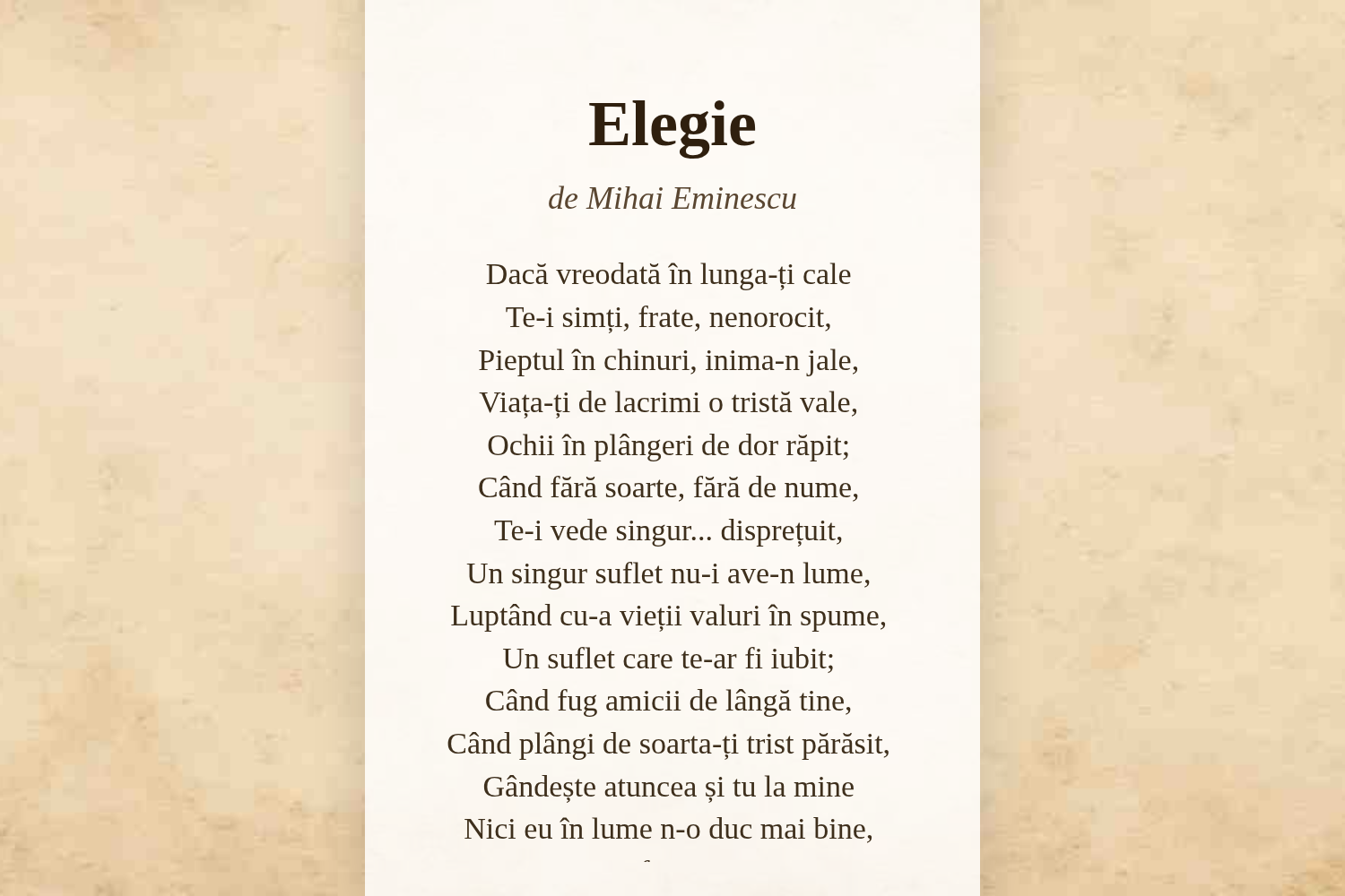 Elegie