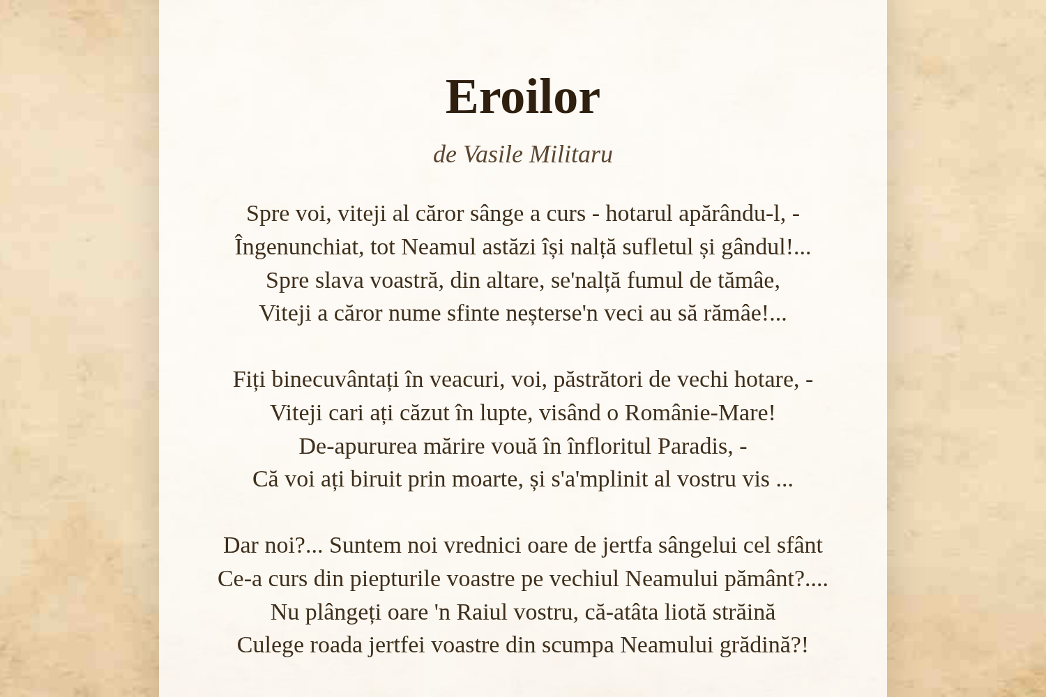 Eroilor